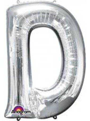 Picture of SILVER LETTER D FOIL BALLOON